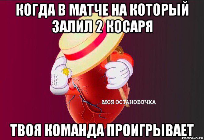 когда в матче на который залил 2 косаря твоя команда проигрывает, Мем   Моя остановочка