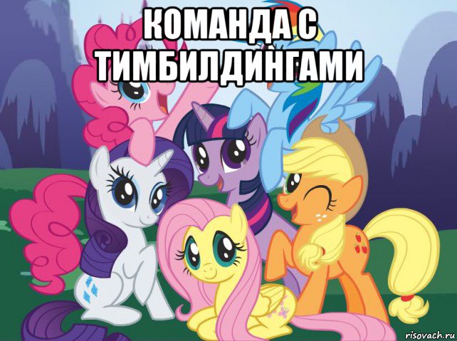 команда с тимбилдингами , Мем My little pony