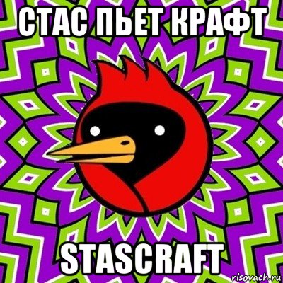 стас пьет крафт stascraft, Мем Омская птица