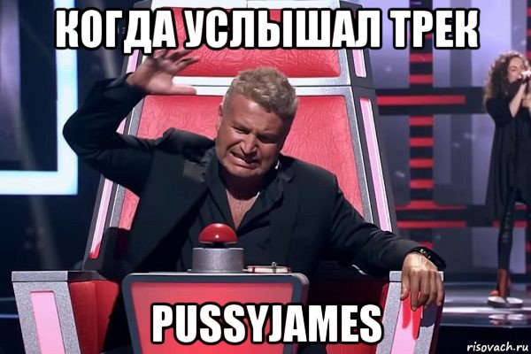 когда услышал трек pussyjames, Мем   Отчаянный Агутин