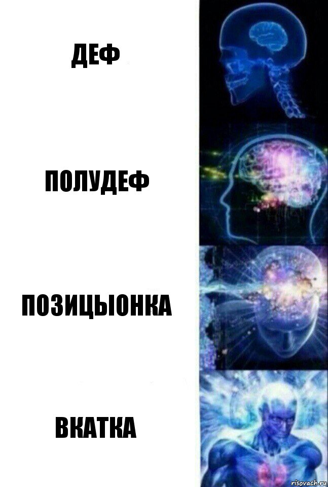 Деф Полудеф Позицыонка Вкатка, Комикс  Сверхразум