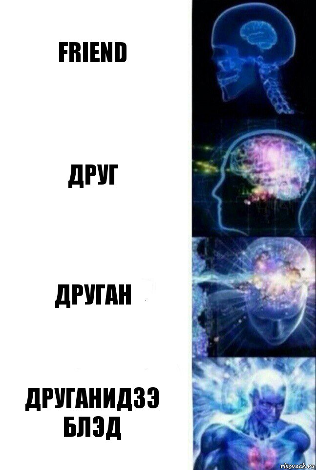 friend друг друган друганидзэ блэд, Комикс  Сверхразум