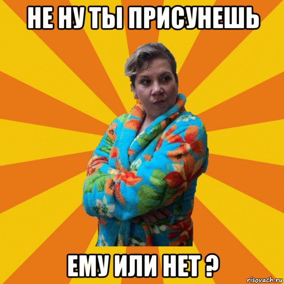 не ну ты присунешь ему или нет ?, Мем Типичная мама