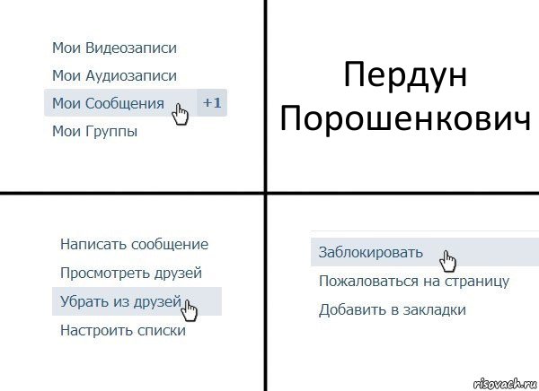 Пердун Порошенкович, Комикс  Удалить из друзей