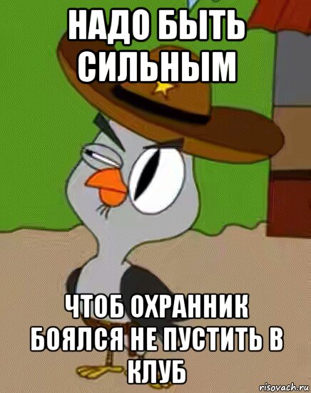 надо быть сильным чтоб охранник боялся не пустить в клуб, Мем    Упоротая сова