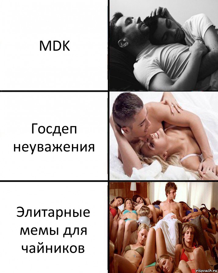 MDK Госдеп неуважения Элитарные мемы для чайников, Комикс  Выбор