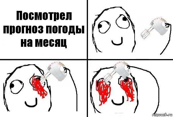 Посмотрел прогноз погоды на месяц