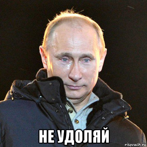  не удоляй, Мем Путин плачет