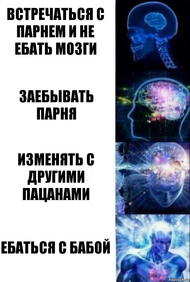 Встречаться с парнем и не ебать мозги заебывать парня Изменять с другими пацанами Ебаться с бабой, Комикс  Сверхразум