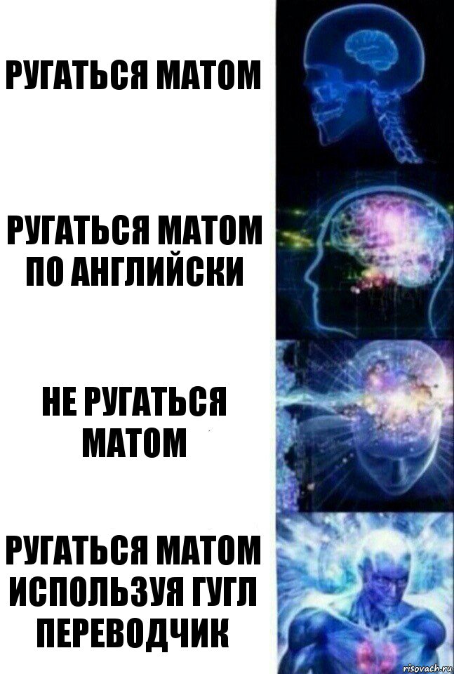 ругаться матом Ругаться матом по английски Не ругаться матом ругаться матом используя Гугл переводчик, Комикс  Сверхразум