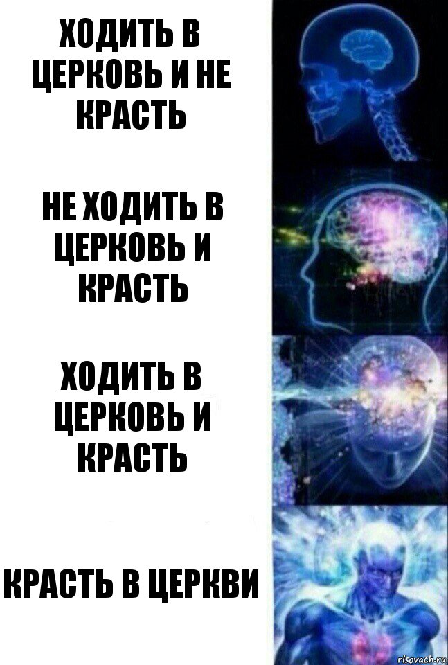 Ходить в церковь и не красть Не ходить в церковь и красть Ходить в церковь и красть Красть в церкви, Комикс  Сверхразум