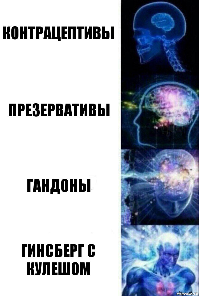 контрацептивы презервативы гандоны гинсберг с кулешом, Комикс  Сверхразум