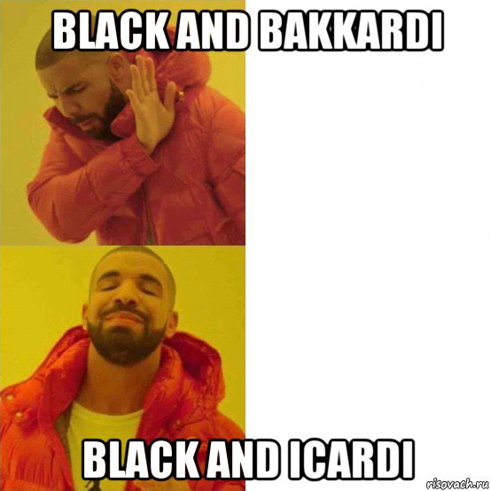 black and bakkardi black and icardi, Комикс Тимати да нет