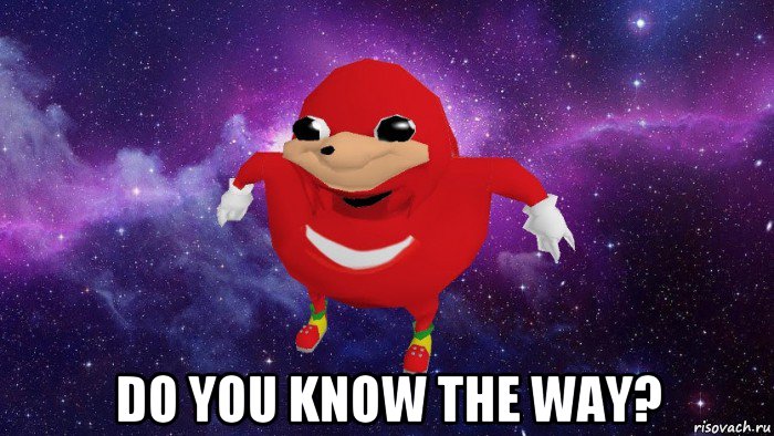  do you know the way?