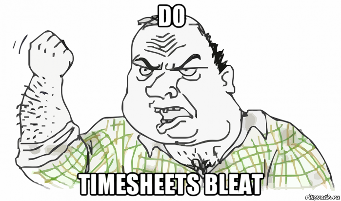 do timesheets bleat