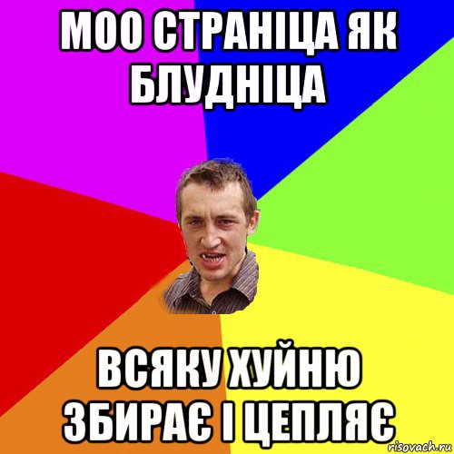 моо страніца як блудніца всяку хуйню збирає і цепляє, Мем Чоткий паца