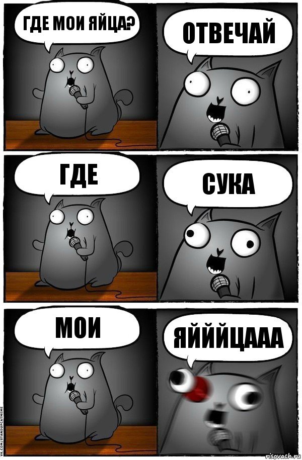 где мои яйца? отвечай где сука мои яйййцааа