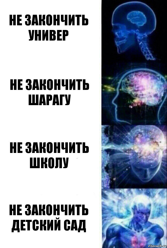 Не закончить универ Не закончить шарагу Не закончить школу Не закончить детский сад, Комикс  Сверхразум