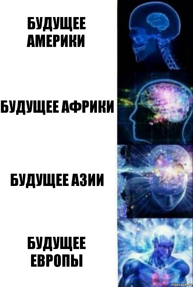 Будущее америки Будущее африки Будущее азии будущее европы, Комикс  Сверхразум