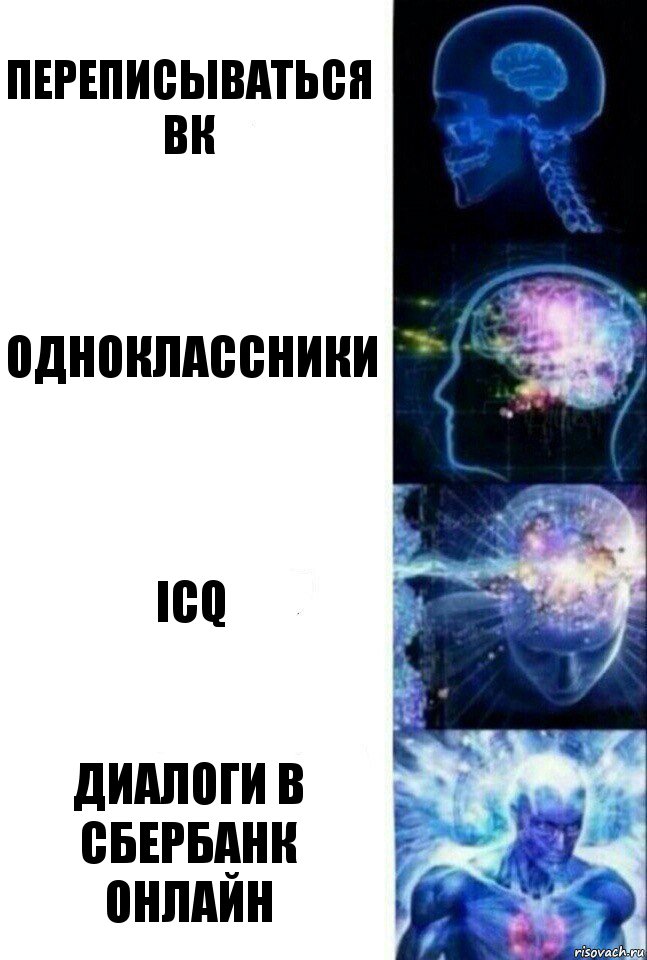 переписываться вк одноклассники icq диалоги в сбербанк онлайн, Комикс  Сверхразум