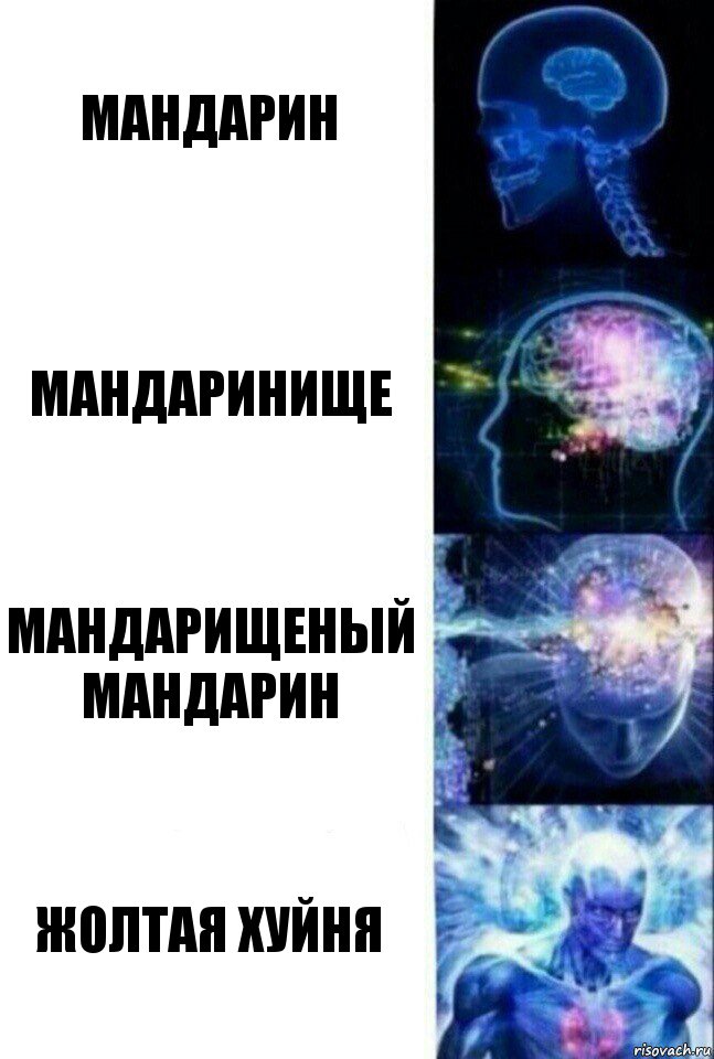 мандарин мандаринище мандарищеный мандарин жолтая хуйня, Комикс  Сверхразум