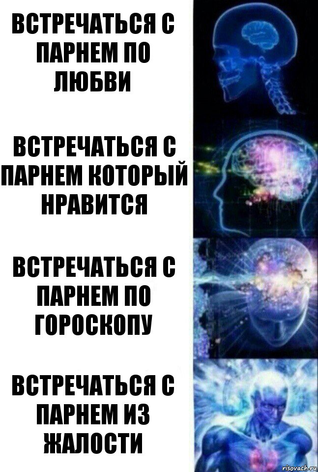 Встречаться с парнем по любви Встречаться с парнем который нравится Встречаться с парнем по гороскопу Встречаться с парнем из жалости, Комикс  Сверхразум