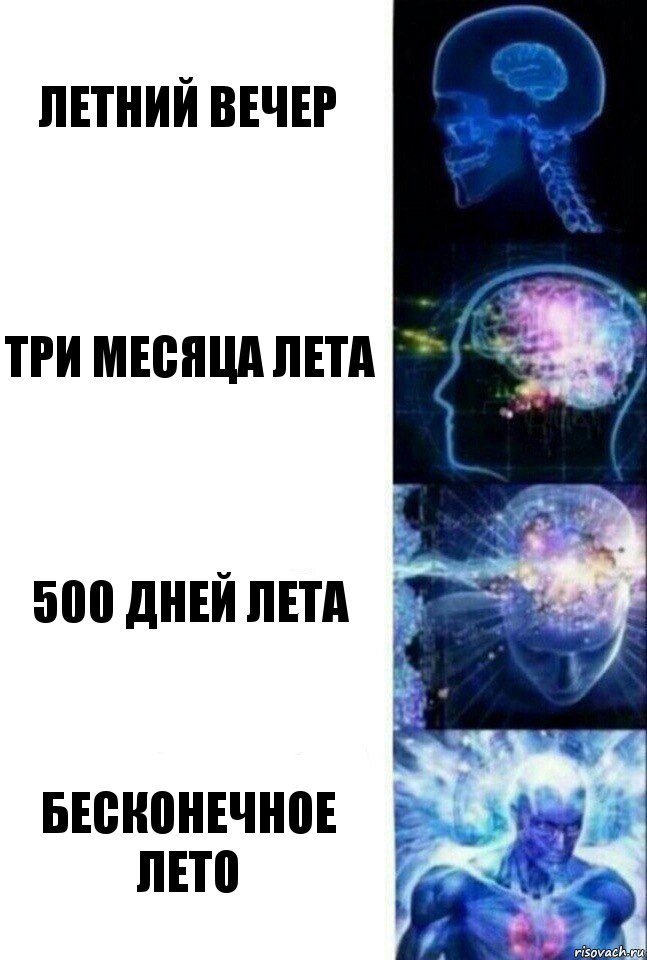 летний вечер три месяца лета 500 дней лета бесконечное лето, Комикс  Сверхразум