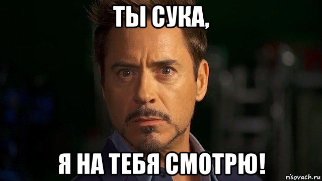 ты сука, я на тебя смотрю!, Мем  ты серьёзно