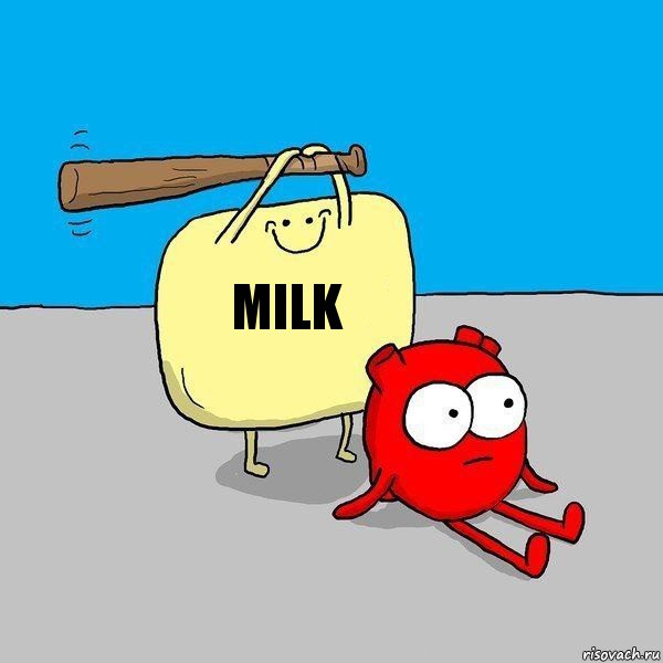 Milk, Комикс   Удар по сердцу