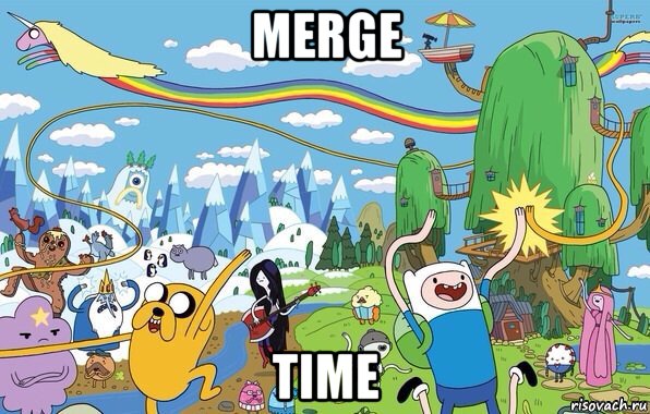 merge time, Мем  Земля УУУ Adventure Time