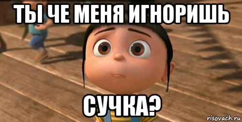 ты че меня игноришь сучка?, Мем    Агнес Грю