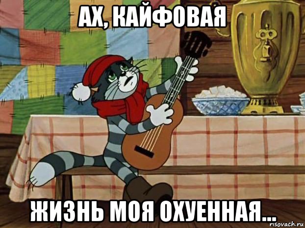 ах, кайфовая жизнь моя охуенная...