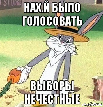 нах.й было голосовать выборы нечестные