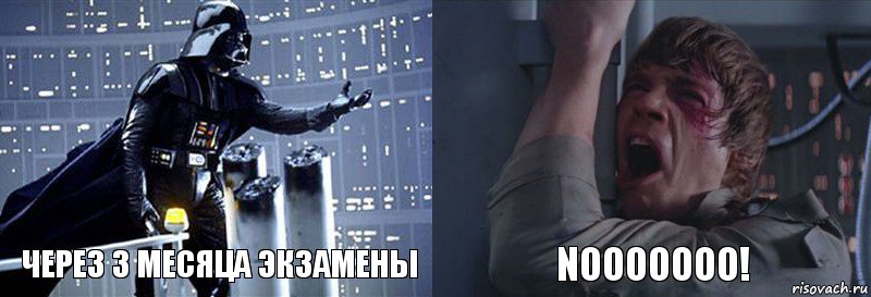 Через 3 месяца экзамены Nooooooo!