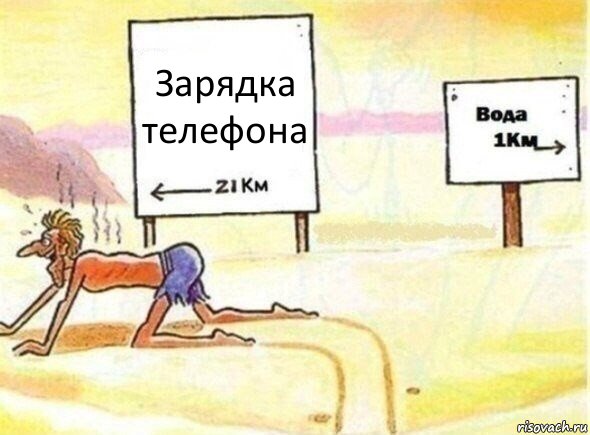 Зарядка телефона