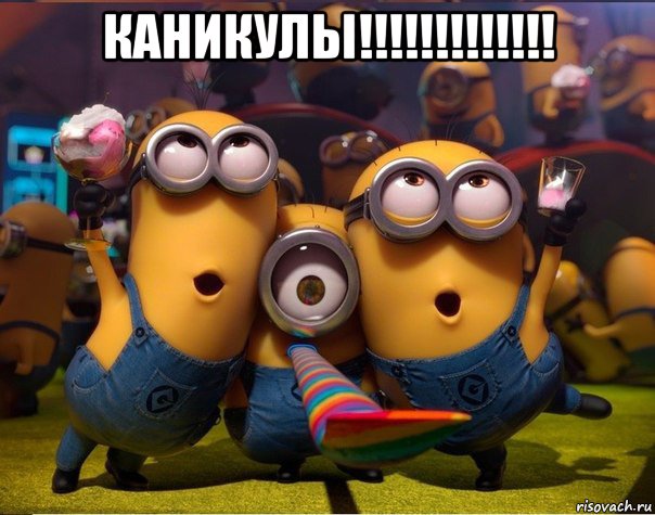 каникулы!!!!!!!!!!!!! , Мем   миньоны