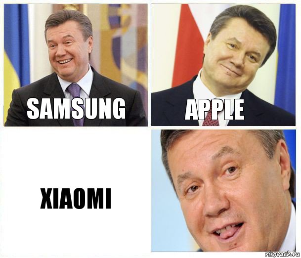 Samsung Apple xiaomi, Комикс  не хочу и не буду