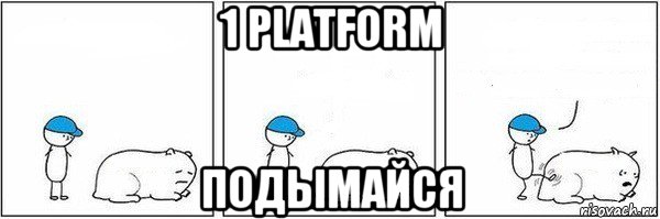 1 platform подымайся, Мем Пинок