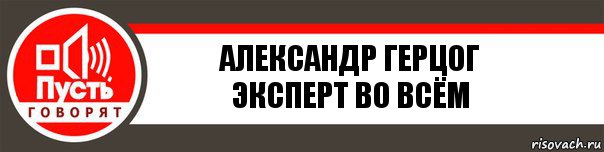 Александр Герцог
Эксперт во всём, Комикс   пусть говорят