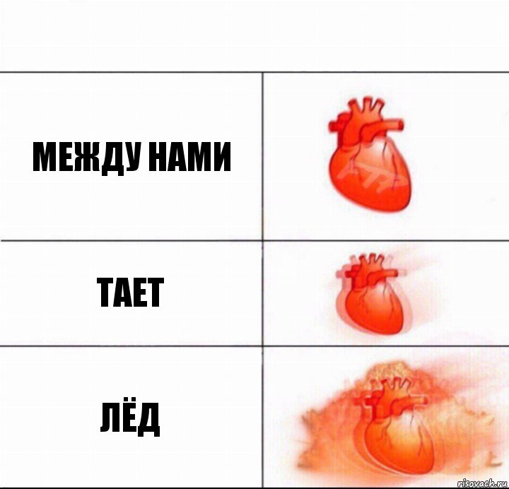 МЕЖДУ НАМИ ТАЕТ ЛЁД