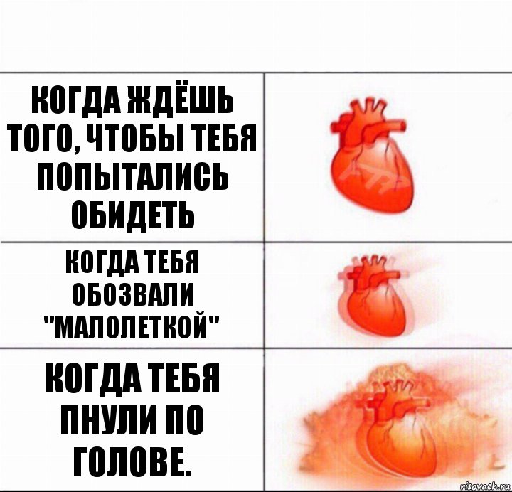 Когда ждёшь того, чтобы тебя попытались обидеть Когда тебя обозвали "Малолеткой" Когда тебя пнули по голове.