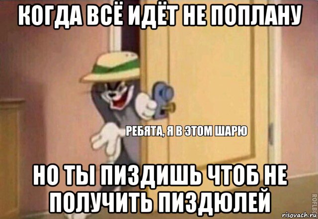 когда всё идёт не поплану но ты пиздишь чтоб не получить пиздюлей, Мем    Ребята я в этом шарю