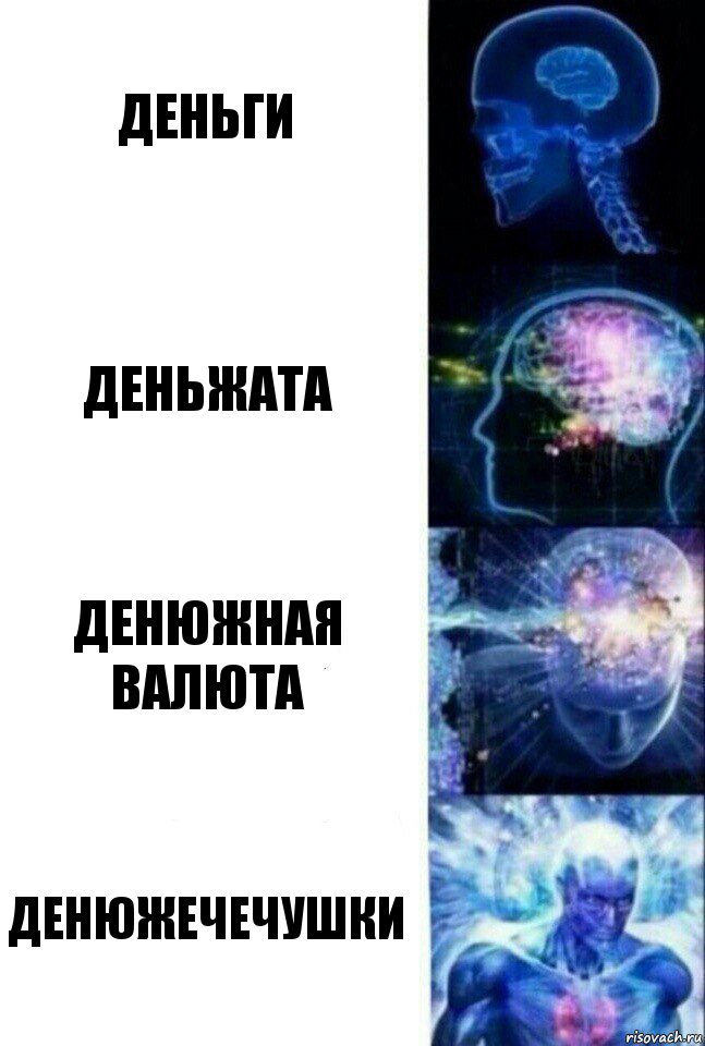 Деньги Деньжата Денюжная валюта Денюжечечушки, Комикс  Сверхразум