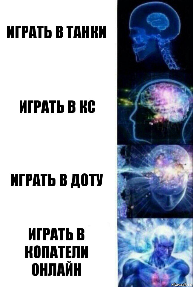 Играть в танки Играть в кс Играть в доту Играть в копатели онлайн, Комикс  Сверхразум