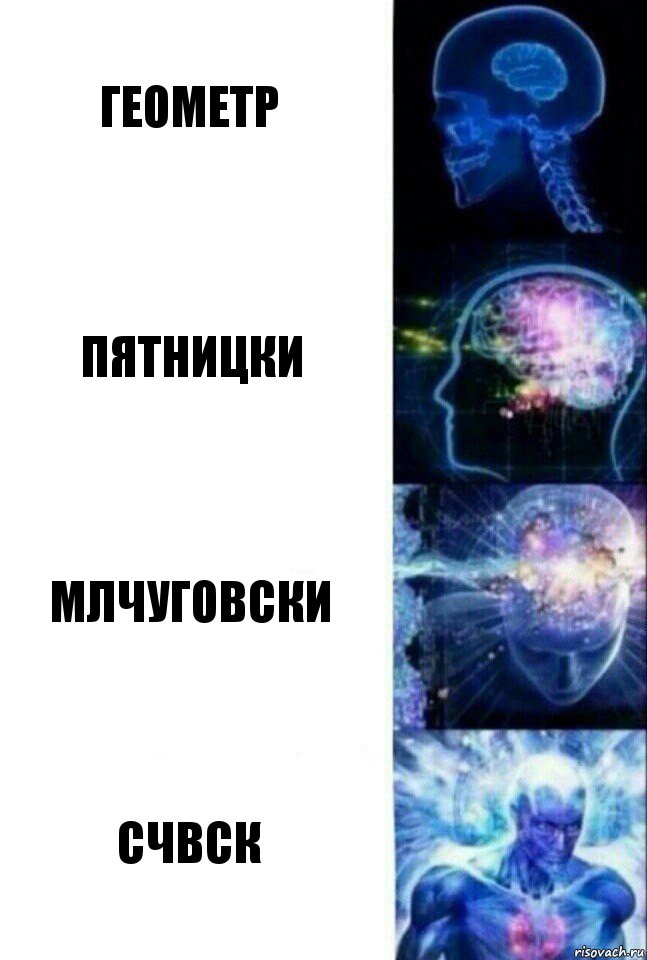 Геометр Пятницки Млчуговски Счвск, Комикс  Сверхразум