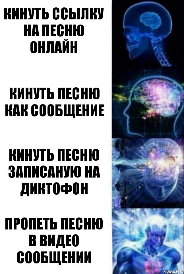 кинуть ссылку на песню онлайн кинуть песню как сообщение кинуть песню записаную на диктофон пропеть песню в видео сообщении, Комикс  Сверхразум