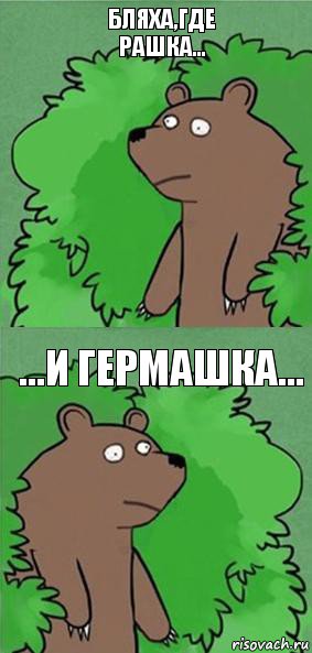 Бляха,Где Рашка... ...И Гермашка...