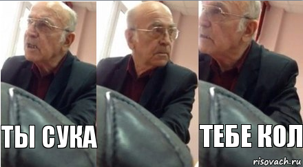 ты сука тебе кол