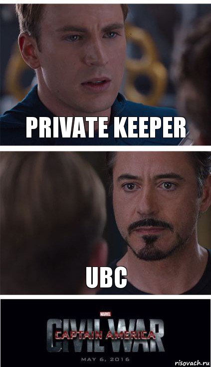 Private Keeper UBC, Комикс   Гражданская Война