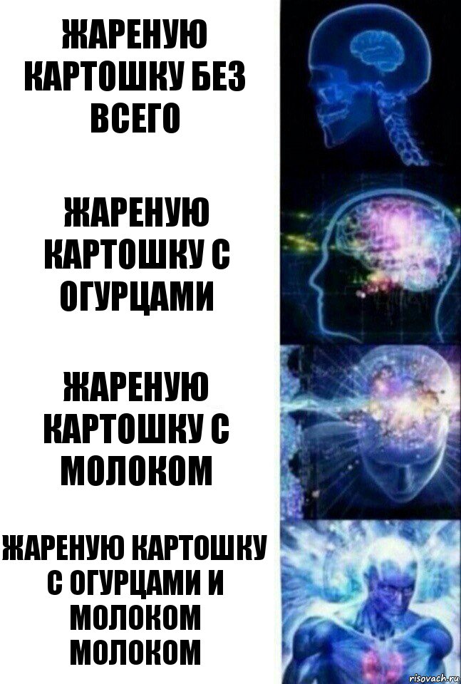 Жареную картошку без всего Жареную картошку с огурцами Жареную картошку с молоком Жареную картошку с огурцами и молоком молоком, Комикс  Сверхразум